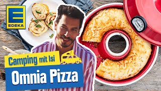 Pizza aus dem Omnia Backofen  Pizza selber machen  Camping mit Isi [upl. by Ailerua]