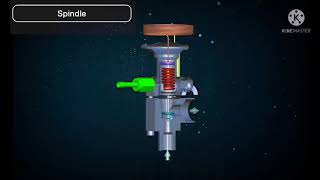 Thermal Expansion Valve Mechanism And working in 3D Animation [upl. by Brabazon]