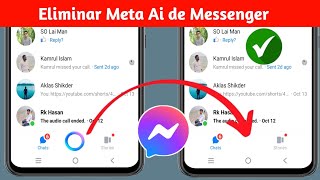 Cómo eliminar Meta Ai de Messenger  Eliminar chat de Meta Ai de Messenger 2024 [upl. by Antony]