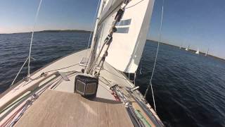 Folkboat race Denmark 2015 5 [upl. by Yurt]