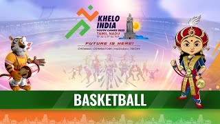 LIVE Basketball  Semi Finals Khelo India Youth Games 2023 [upl. by Uphemia270]