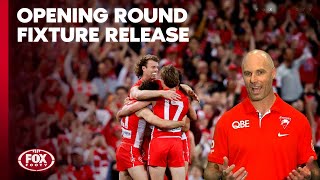 Fixture drop ⚠️ ‘Absolute winwin’ Swans CEO backs in AFL’s ‘Opening Round’ for 2025  Fox Footy [upl. by Suzanna]