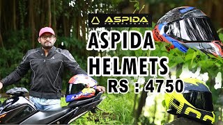 ASPIDA HELMETS REVIEW AND ITS FEATURES BY VIMAL KALLATH  MOTO HAWK [upl. by Schonfield]