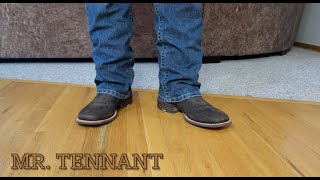 Ariat Oakwood Cowboy Boot Antique Grey Unboxing and First Impressions [upl. by Uttica]