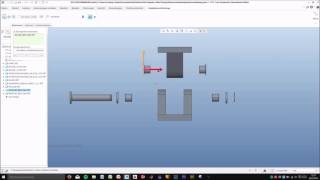 Creo Parametrics 30 tutorial deutsch  Explosionsdarstelung einer Baugruppe mit Video der Explosion [upl. by Hazeefah]