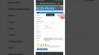 Como cadastrar no Portal do aluno e acessar o Boletim online [upl. by Gibbons399]