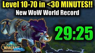 The Fastest WoW Speedrun Ever 1070 In Under 30 Minutes [upl. by Anual]