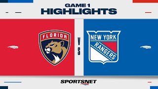 NHL Game 1 Highlights  Panthers vs Rangers  May 22 2024 [upl. by Yarazed]