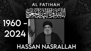 HASSAN NASRALLAH  S TRIBUTE 19602024 [upl. by Webb]