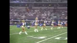 Dallas Cowboys Cheerleaders quotThunderstruckquot Redskins vs Cowboys 101313 [upl. by Soren]