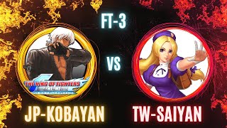 KOF2002UM Jp  Kobayan VS Tw  Saiyan  FT3  25012024 [upl. by Line]