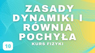 Siła Zasady Dynamiki Newtona Równia Pochyła  Fizyka Liceum  Kurs z Fizyki Część 10 [upl. by Mcclure101]