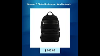 Buy Harmont amp Blaine Rucksacks  Men Backpack exclusively at guocalicom [upl. by Einttirb]