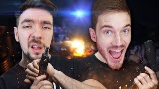 JACKSEPTICEYE KILLS PEWDIEPIE  Arizona Sunshine w FelixHTC Vive Virtual Reality [upl. by Venola]