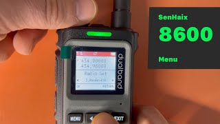 Senhaix 8600 Full menu demonstration [upl. by Fransen]