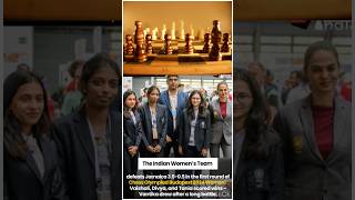 India Women’s Team Crushes Jamaica 3505 in 45th FIDE Chess Olympiad Round 1 [upl. by Straub]