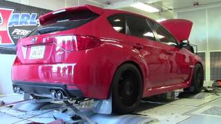 08 STi Hatch dyno  355 WHP  380 WTQ  E85 Stock Turbo [upl. by Aicnelav]