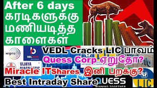 After 6 days Market to blast  Quess corp share  IT shares to fly  How to find intraday share [upl. by Zsuedat]