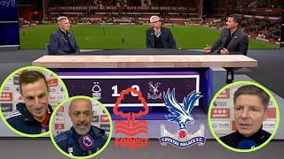 Nottingham Forest vs Crystal Palace 10 Post Match Analysis  Chris Wood Glasner and Nuno Reactions [upl. by Aitselec]