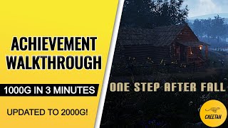 One Step After Fall  Title Update Achievement Walkthrough 1000G IN 3 MINUTES UPDATED TO 2000G [upl. by Hylton]