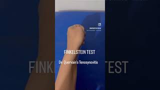 Finkelstein Test physiotherapy physicaltherapy video viralvideo [upl. by Xela848]