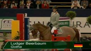 Ludger Beerbaum amp Gotha  World Cup Leipzig 2009 [upl. by Nalyt]