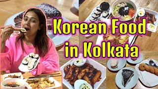 Korean Food in Kolkata Kings Bakery Global Cuisine Ep2 [upl. by Ellinej395]