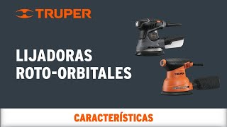 Características de las Lijadoras RotoOrbitales TRUPER LIRO5N y LIRO5A [upl. by Savitt766]