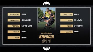 Massimo Brescia 2024 SA Laval Highlight Reel [upl. by Thynne596]