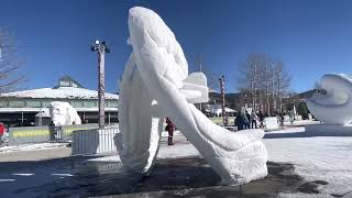 Breckenridge International Snow Sculpting Championships 2022 [upl. by Hospers]