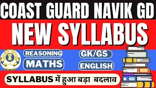 INDIAN COAST GUARD GD SYLLABUS 2024COAST GUARD GD SYLLABUS 2024ICG NAVIK GD SYLLABUS 2024 [upl. by Eelirak]