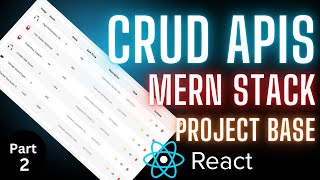 Master CRUD APIs with the MERN Stack – Advanced Course with RealWorld Project Part2 [upl. by Sirrap]