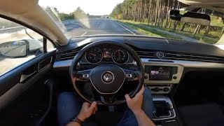 Volkswagen Passat B8 20TDI 110KW 2017 POV DriveReview [upl. by Ybbor505]