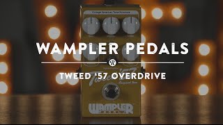 Wampler Tweed 57 Overdrive  Reverb Demo Video [upl. by Trinidad]