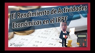 Rendimientos de ACTIVIDADES ECONÓMICAS del IRPF 💼 📝🔧 concepto y ejemplos [upl. by Bergess]