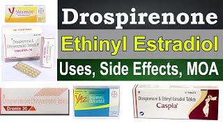 Drospirenone Ethinyl Estradiol  Uses Side Effects Dosage  Yasmin Rosal Yaz dronis [upl. by Retsevel]