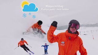 ☀️🌨️Kläppen Idag Pumpa puder med Sebbe [upl. by Ford894]