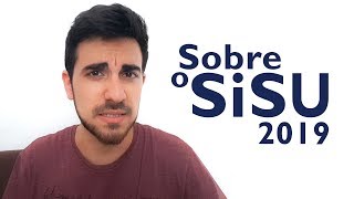 Sobre o resultado do SiSU 2019 [upl. by Couture]