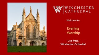 111924 Evening Worship live from Winchester Cathedral 🇺🇦 [upl. by Ojyram]