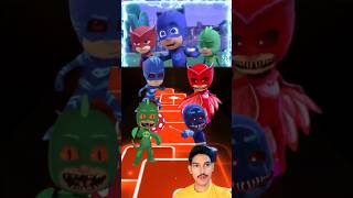 PJ Masks  CatBoy 🆚 Owlette X Dance Song Tiles Hop EDM Rush shorts [upl. by Aicnelev168]