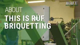 RUF briquetting systems amp briquetting presses – Video [upl. by Laurence990]