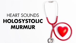 Holosystolic Murmur  Heart Sounds  MEDZCOOL [upl. by Annaiv]