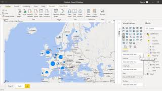 Power BI Tutorial for Beginners 6  How to Create and Use Maps in Power BI [upl. by Moyra223]