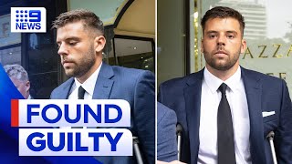 Kristina Keneallys police officer son found guilty of false evidence  9 News Australia [upl. by Emalee]