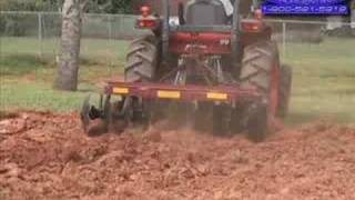 How to  Disc Harrow a Garden Tractor 3pt Hitch [upl. by Marr]