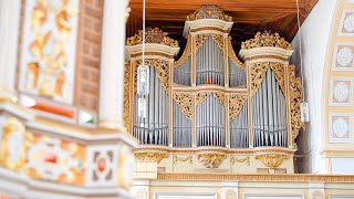 The SILBERMANN Organ 1721  Georgenkirche Rötha  Full Organ Demonstration and Tour  Paul Fey [upl. by Brote105]