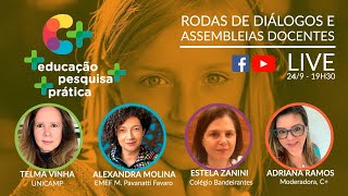 LIVE RODAS DE DIÁLOGOS E ASSEMBLEIAS DOCENTES [upl. by Heigho]