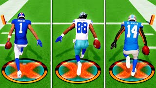 Scoring a Touchdown with EVERY Wide Receiver in Madden 25 [upl. by Ellered57]