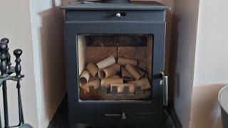 PORTWAY ARUNDEL ECO MULTI FUEL STOVE MK3 DEFRA APPROVED [upl. by Yramesor]