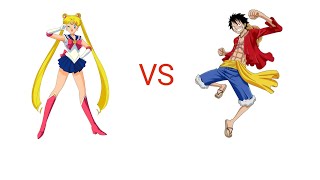 mugen sailor moonusagi tsukino vs monkey D luffy [upl. by Nichol]